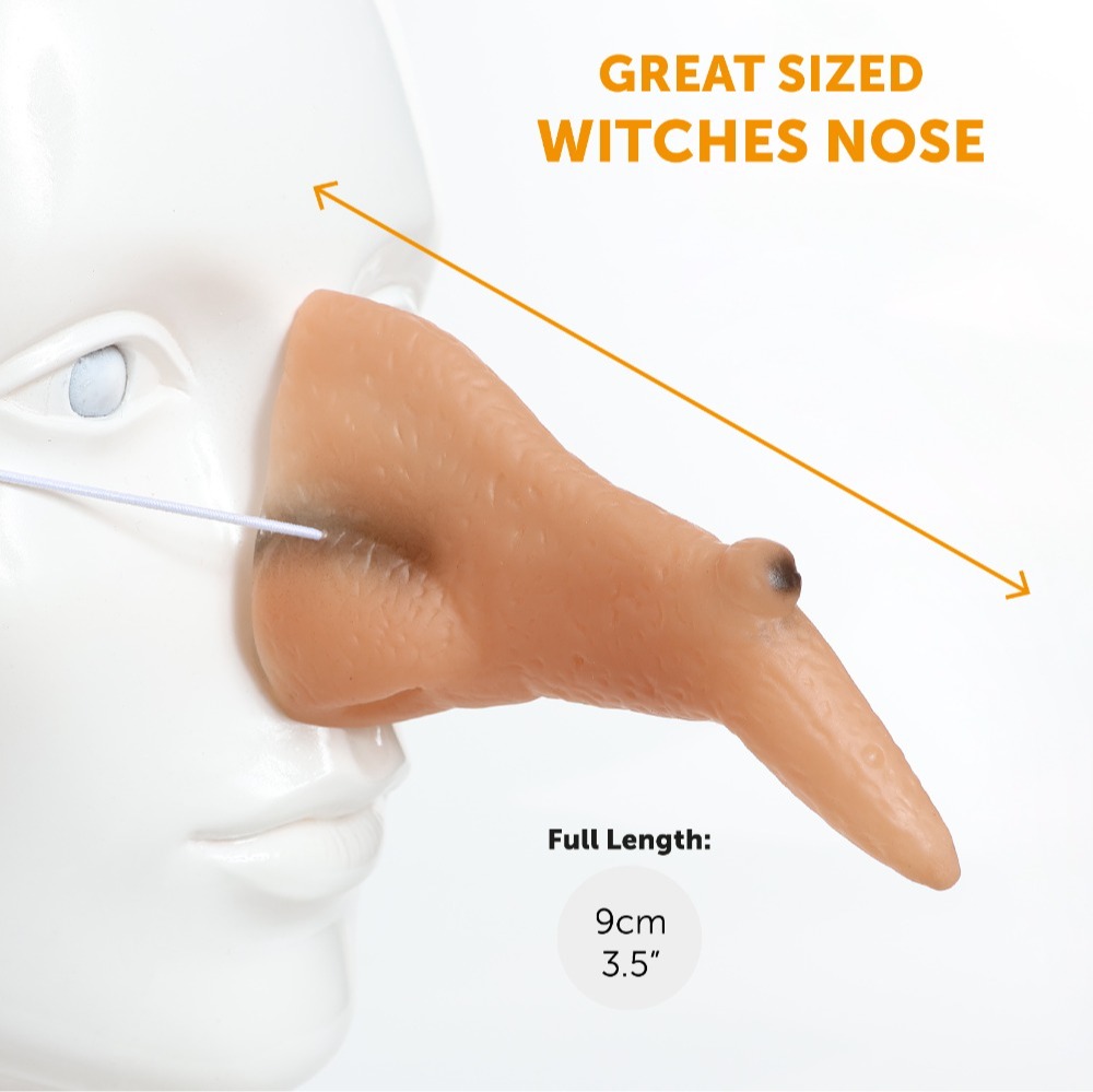 Witch Nose with Green Face Paint