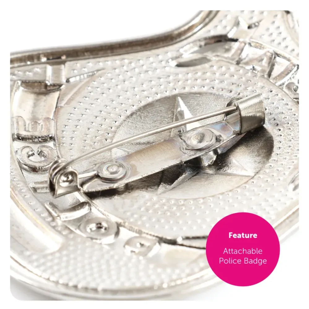 Adults John McClane Costume | 6 Pcs | White Vest, Bald Cap, Badge, Fake Cigarettes, Inflatable Gun & Fake Blood