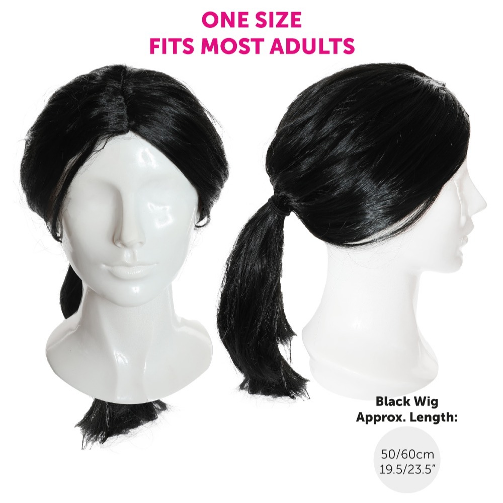 Adults action hero accessory set | Wig, Goatee & Yellow Glasses
