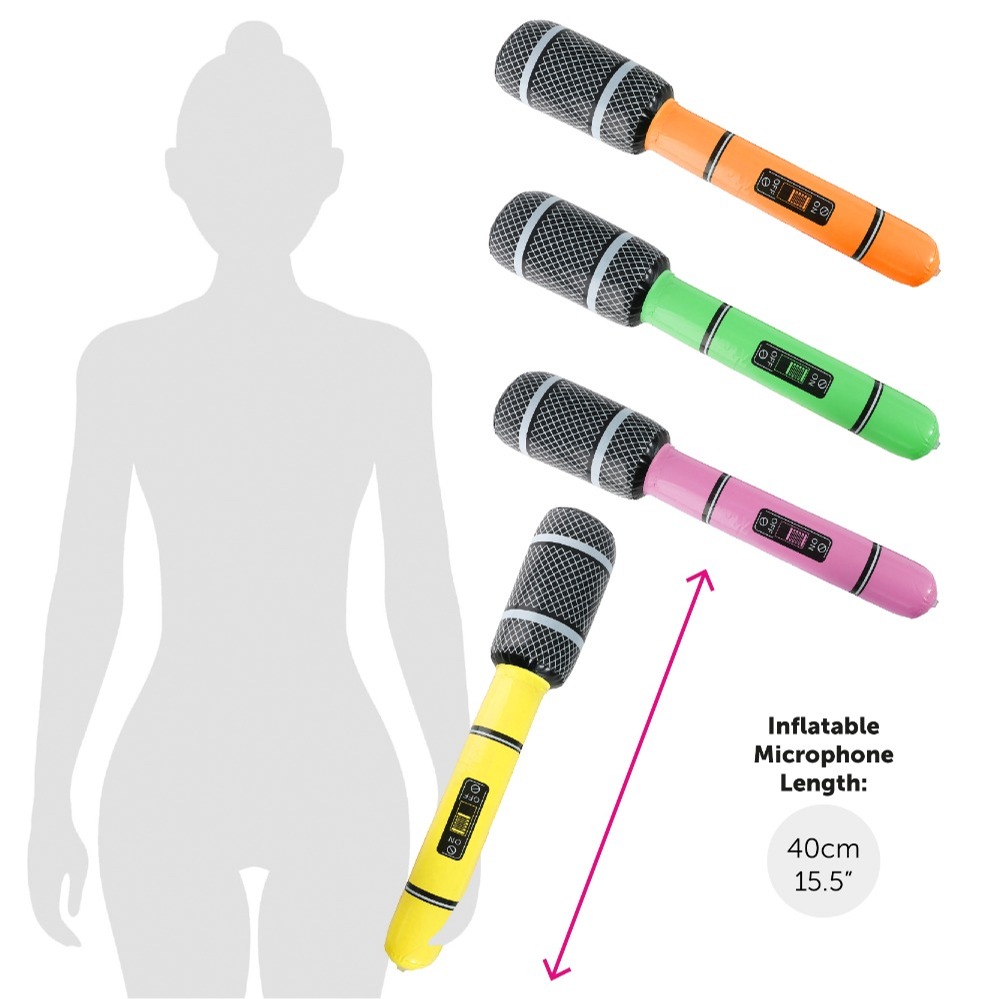 Yellow Inflatable Microphone