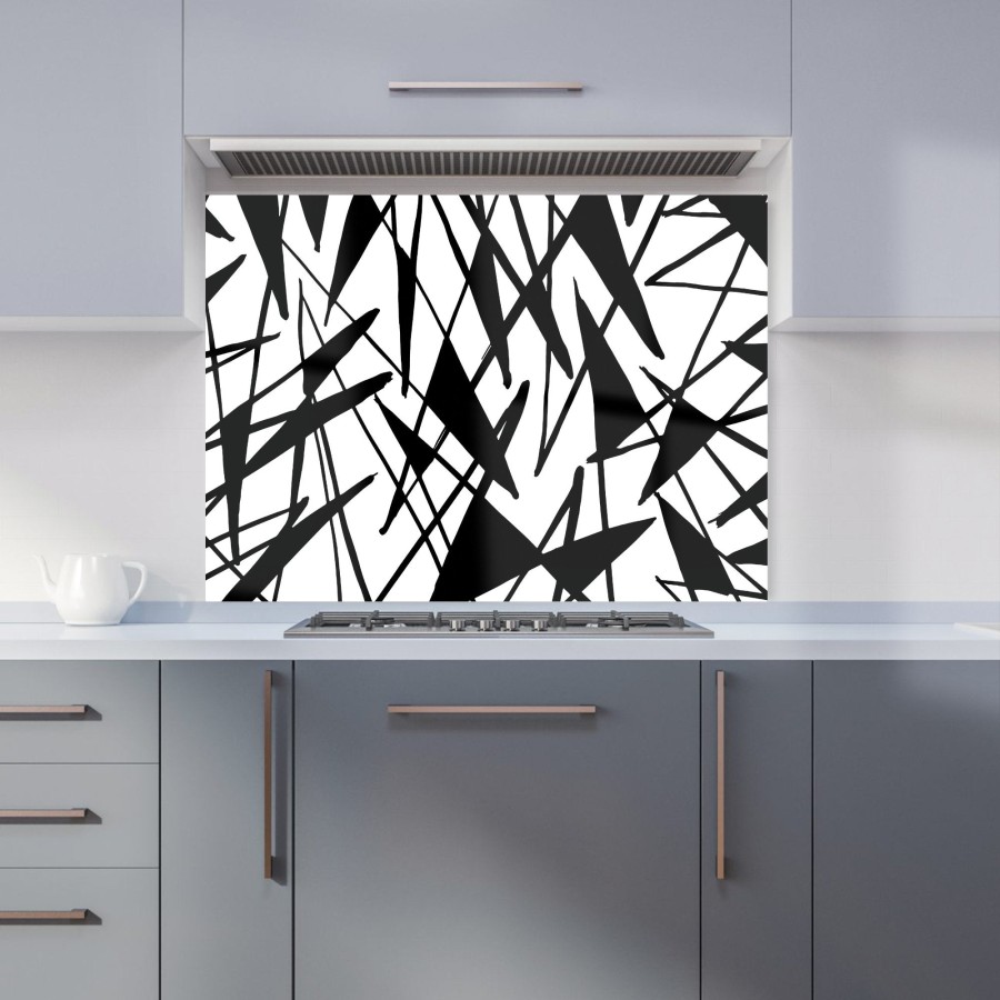 Click to view product details and reviews for Brush Abstract Pattern Kitchen Splashback W595mm X H745mm.