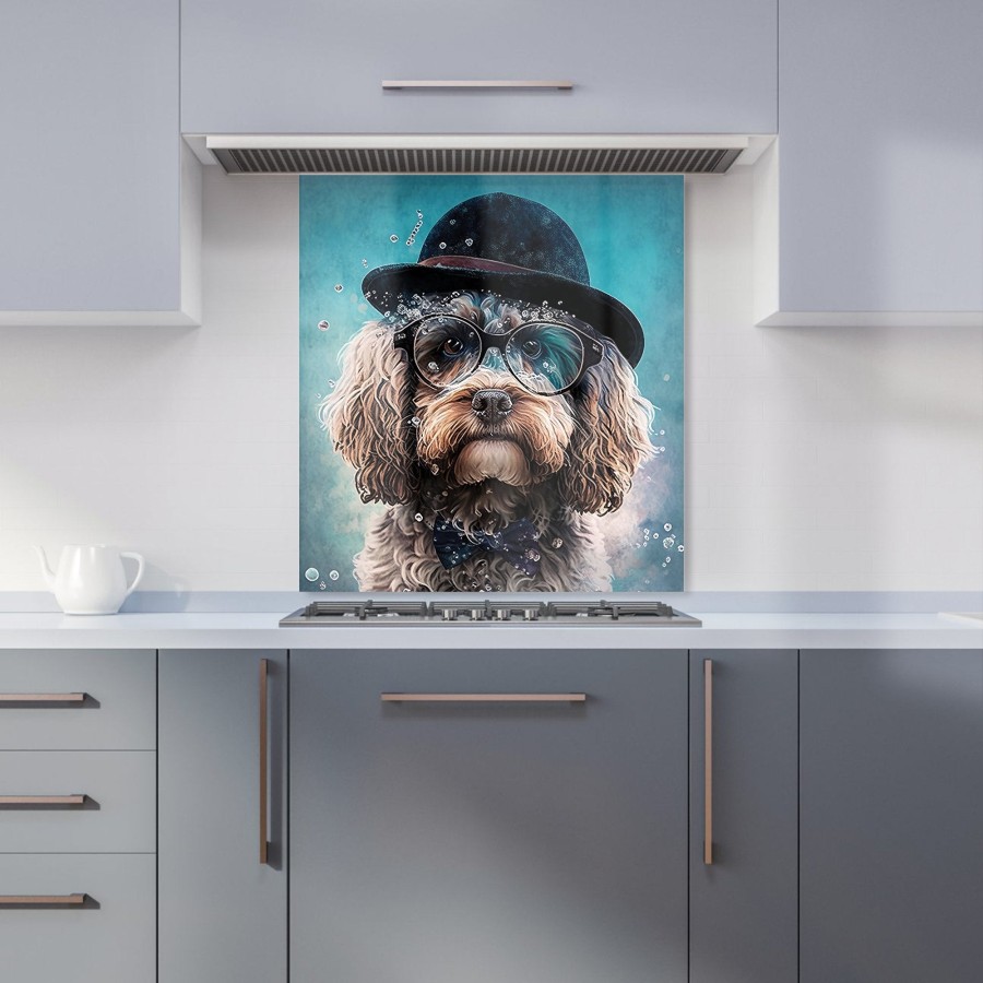 Click to view product details and reviews for Cockapoo Dog Splashart Kitchen Splashback W600mm X H650mm.