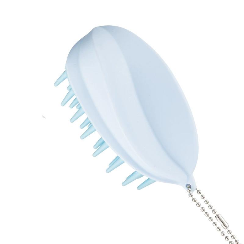 Click to view product details and reviews for Japanese Scalp Massager Silicone Brush Ergonomic Wet Dry Head Cleanser One Size Blue.