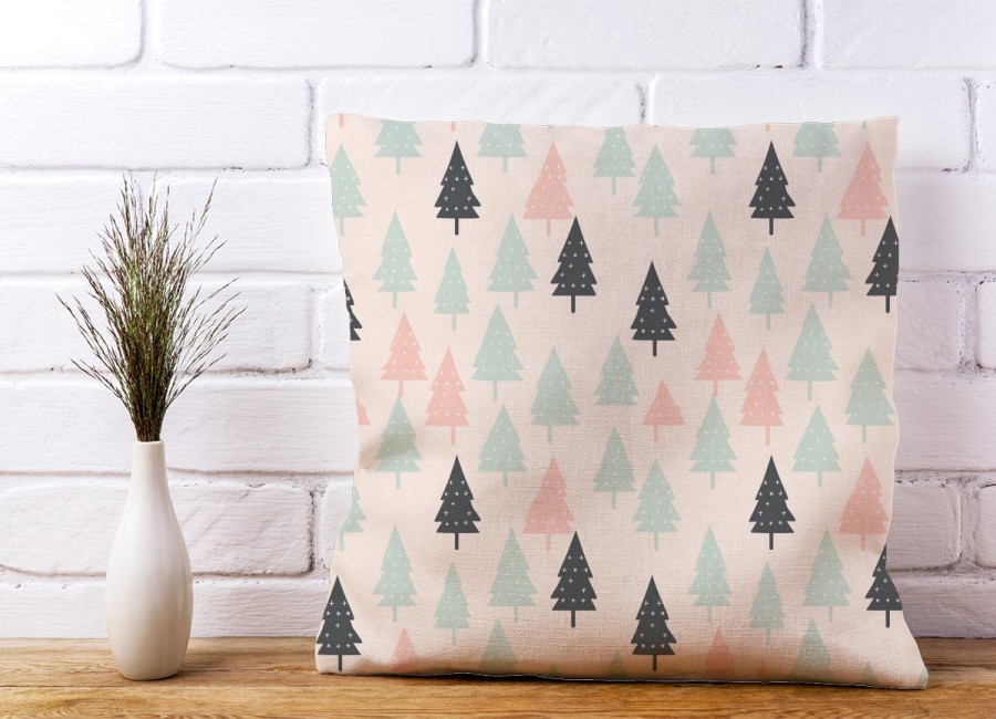 Click to view product details and reviews for Christmas Tree Silhouette Pattern Cushions 60cm X 60cm.