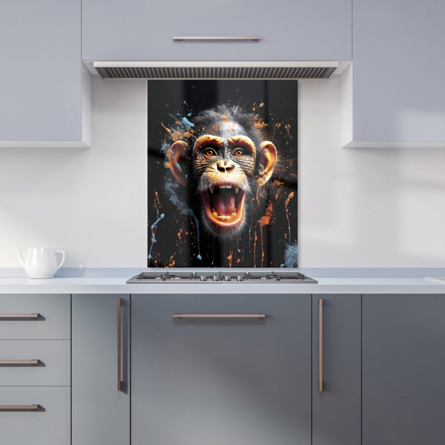 Click to view product details and reviews for Monkey Face Splashart Kitchen Splashback W600mm X H750mm.