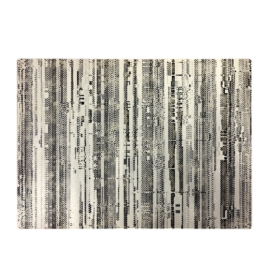 Click to view product details and reviews for Washed Out Canvas Pattern Glass Chopping Board.