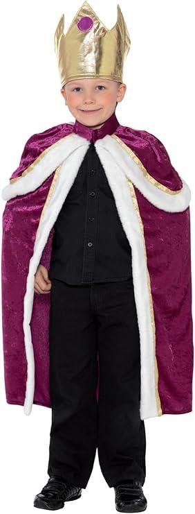 Click to view product details and reviews for Smiffys Kiddy King Christmas Nativity Kids Childs Fancy Dress Costume 7 9 Years Purple.