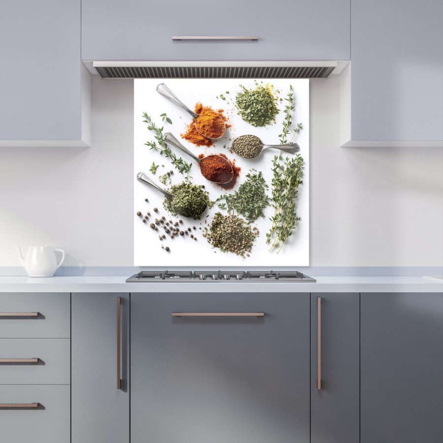 Click to view product details and reviews for Herbal Essence In Spoons Kitchen Splashback W700mm X H650mm.