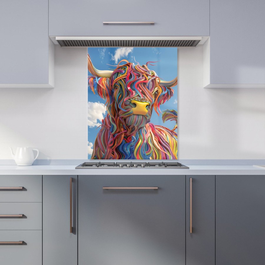 Click to view product details and reviews for Twisted Colors Of The Bull Kitchen Splashback W600mm X H750mm.