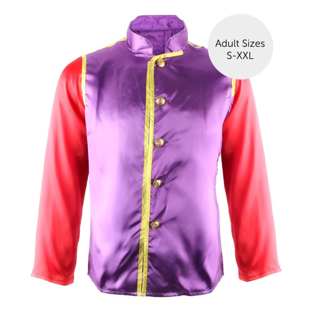 Ladies Red & Purple Jockey Costume - Sizes