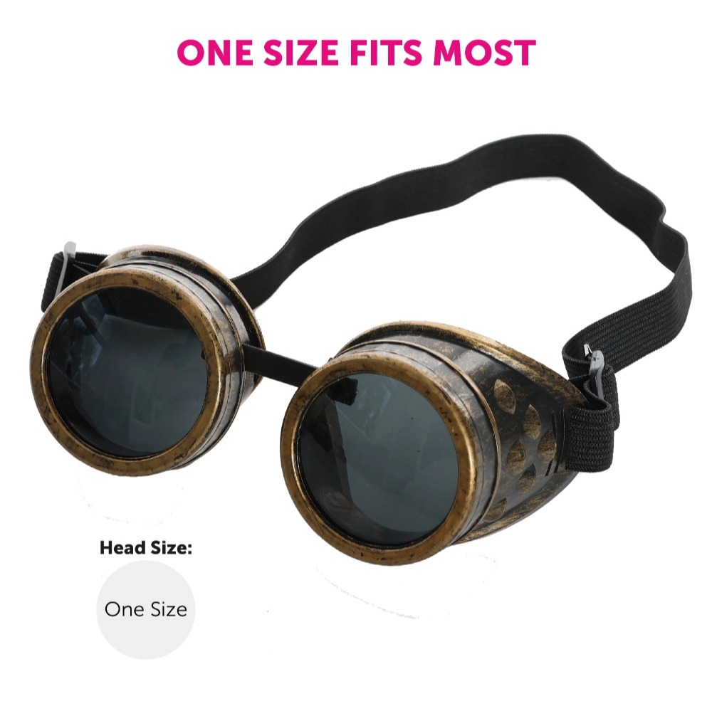 Ladies Tank Rebel Costume | 9 Pcs | Jumpsuit, Vest, Hat, Goggles, Gloves, Belt, Fake Cigarettes & Lip Sticks