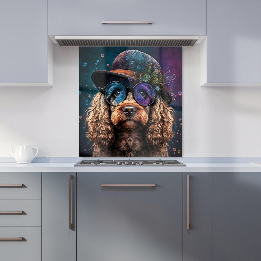 Click to view product details and reviews for Cockapoo Dog Face Splashart Kitchen Splashback W700mm X H650mm.