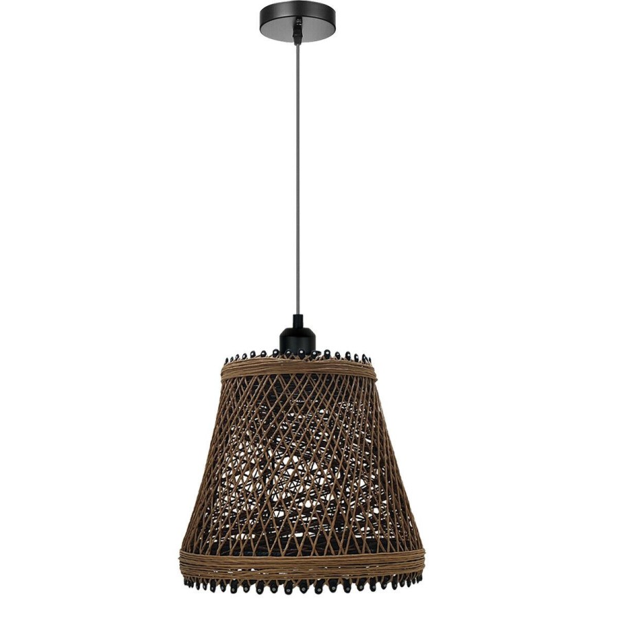 Click to view product details and reviews for Rattan Wicker Ceiling Pendant Light Shade Hanging Light Antique DÃ©cor Lampshade1334 Rattan Cage Shape 1.
