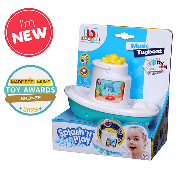 Click to view product details and reviews for Bb Junior Splash N Play Music Tugboat Bath Toy. Click to view product details and reviews for Bb Junior Splash N Play Music Tugboat Bath Toy.