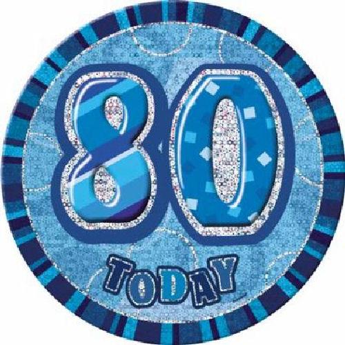 Click to view product details and reviews for 80 Today Blue Big Badge.