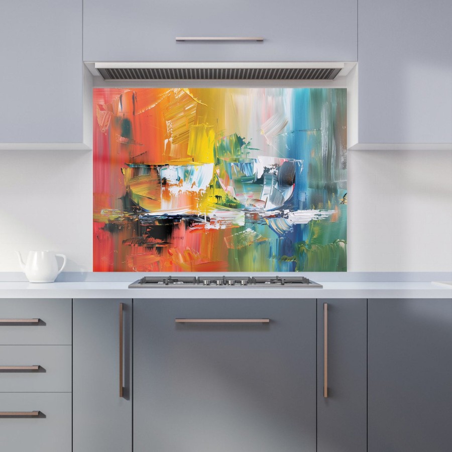 Click to view product details and reviews for Impressionists Palette Colorful Abstraction Kitchen Splashback W900mm X H650mm. Click to view product details and reviews for Impressionists Palette Colorful Abstraction Kitchen Splashback W900mm X H650mm.