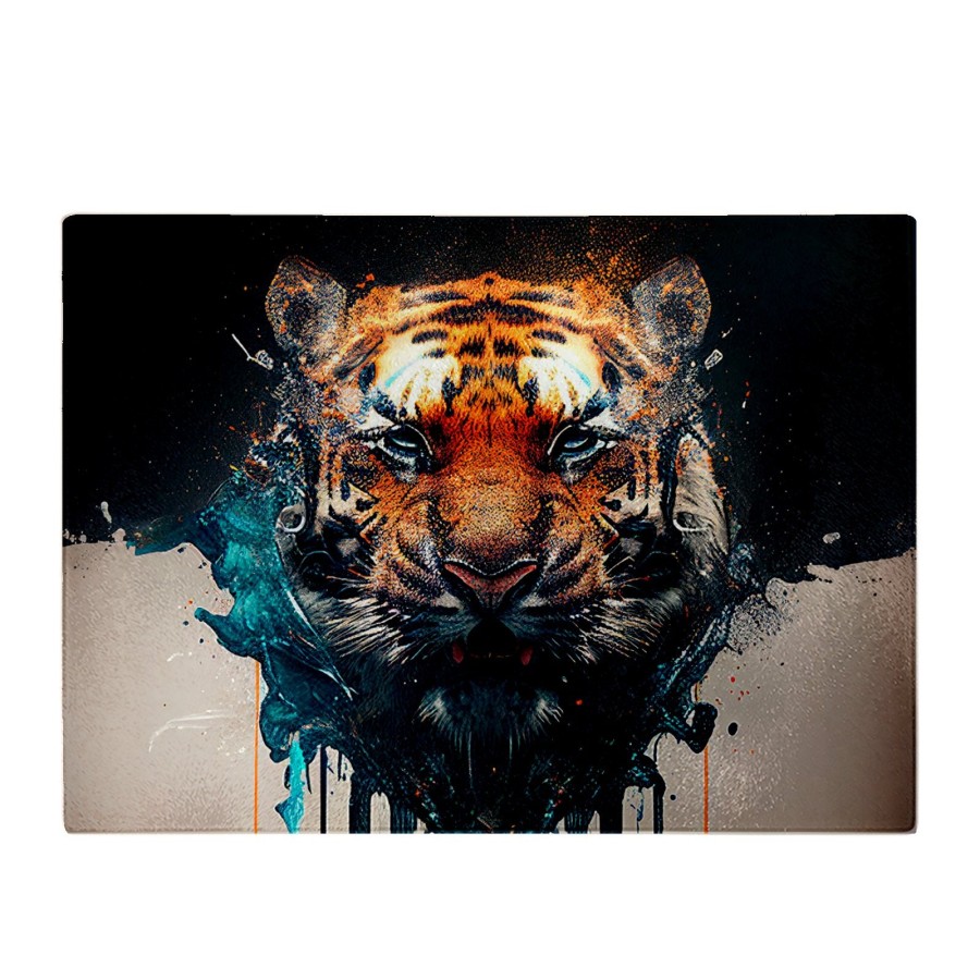 Click to view product details and reviews for Tiger Face Splashart Glass Chopping Board. Click to view product details and reviews for Tiger Face Splashart Glass Chopping Board.