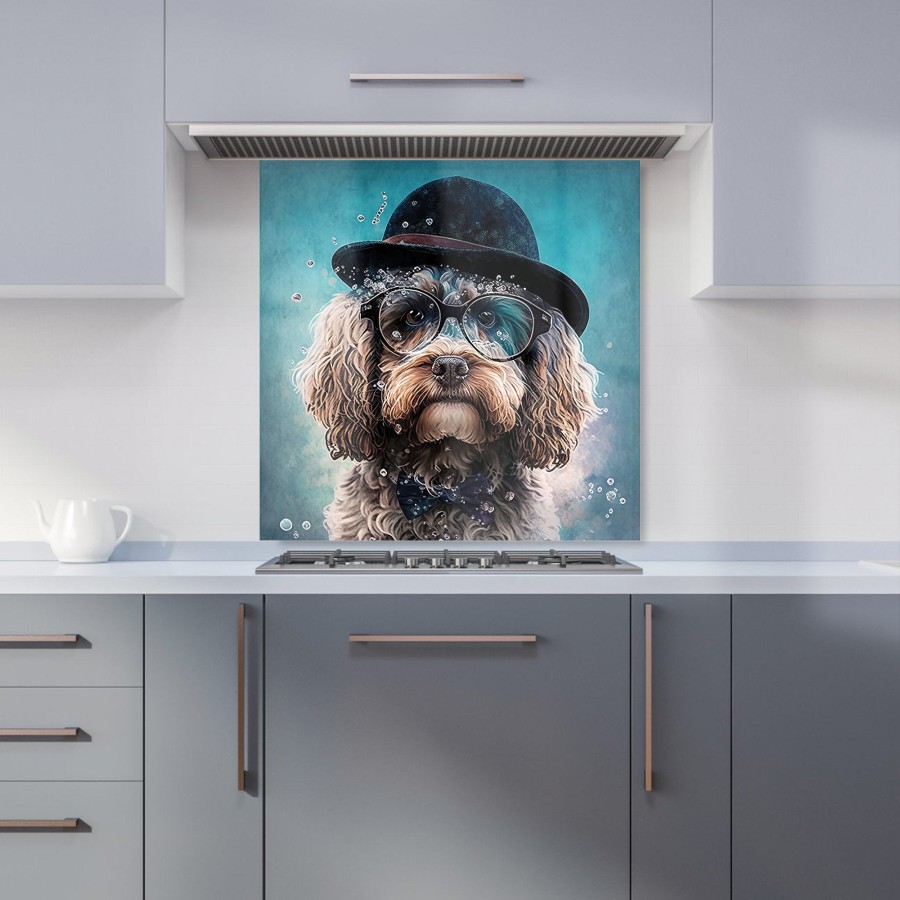 Click to view product details and reviews for Cockapoo Dog Splashart Kitchen Splashback W600mm X H600mm.