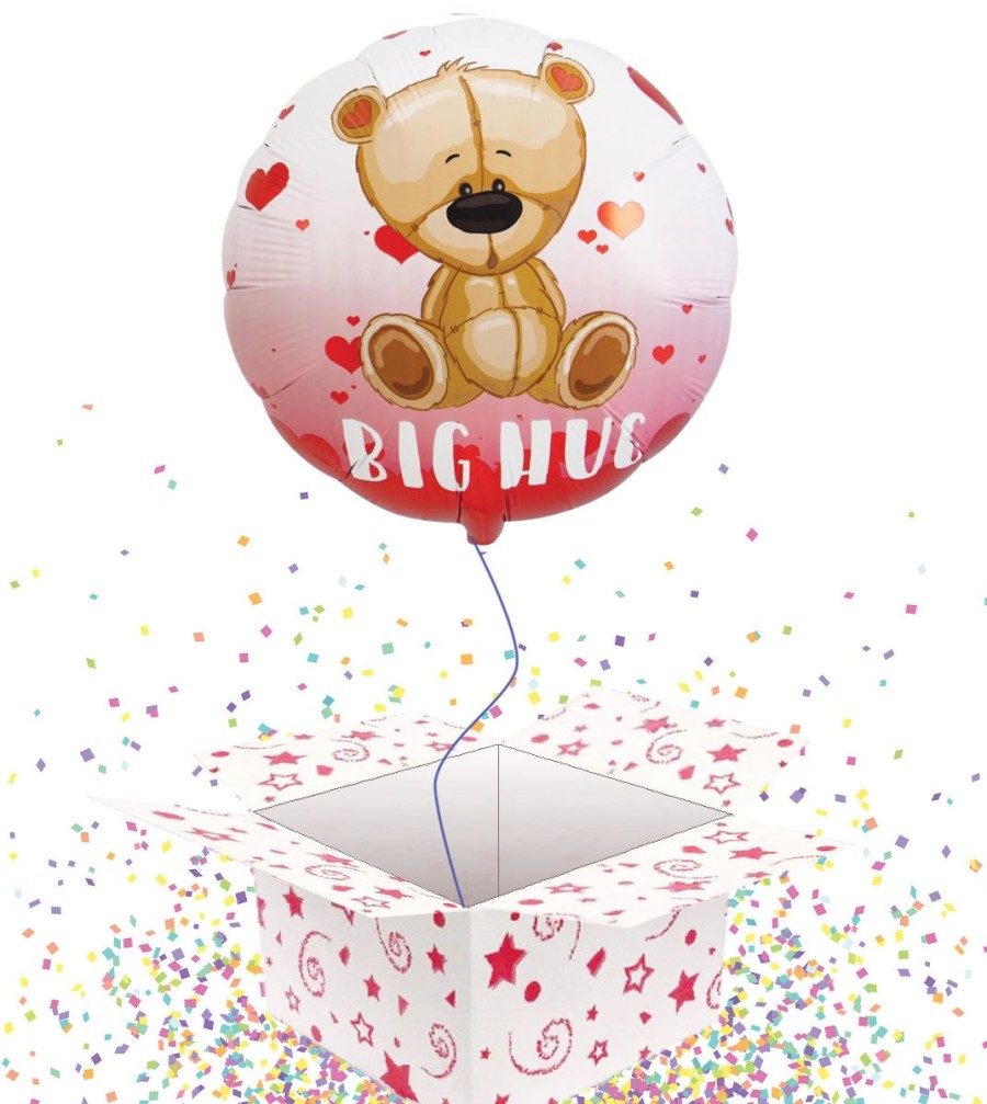 Click to view product details and reviews for Bear Big Hug Foil Balloon Balloon In A Box 45 Cm.