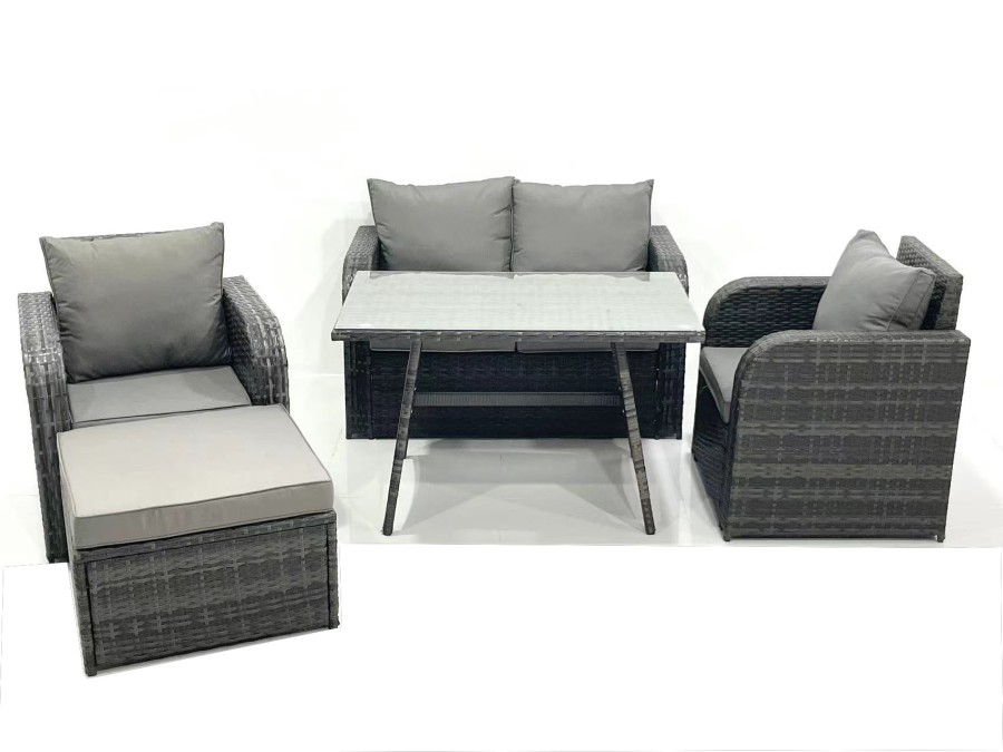 Click to view product details and reviews for Fimous Outdoor Garden Furniture Set Rattan Sofa Dining Table Set With Reclining Chair Big Footstool Dark Grey Mixed. Click to view product details and reviews for Fimous Outdoor Garden Furniture Set Rattan Sofa Dining Table Set With Reclining Chair Big Footstool Dark Grey Mixed.
