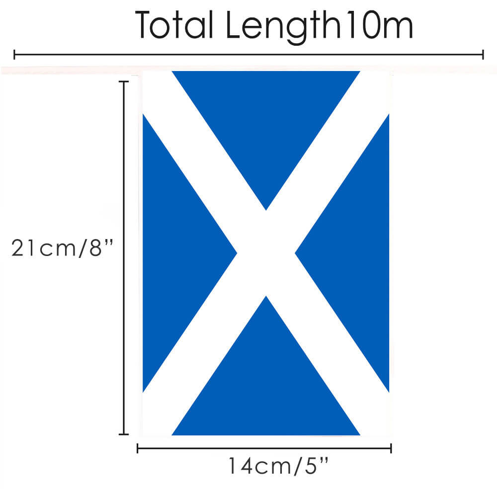 Scottish Flag Bunting - Scotland Bunting