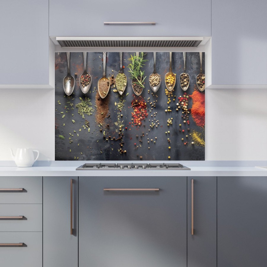 Click to view product details and reviews for Aromatic Ensemble Spice Medley Kitchen Splashback W900mm X H650mm.