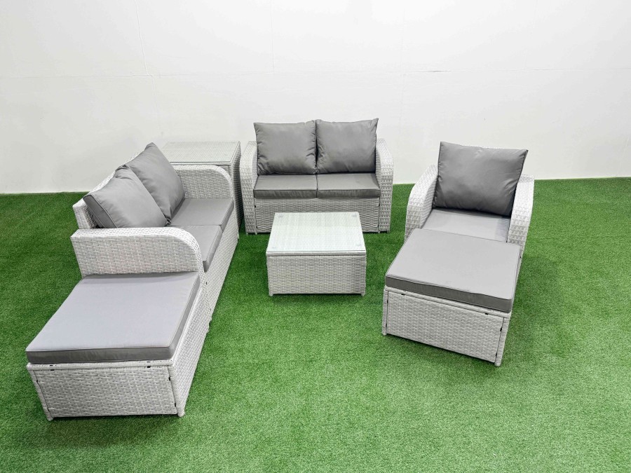 Click to view product details and reviews for Fimous High Back Poly Rattan Garden Furniture Set With Reclining Chair Loveseat Sofa Square Coffee Table Indoor Outdoor Patio Set 2 Big Stool Side Ta. Click to view product details and reviews for Fimous High Back Poly Rattan Garden Furniture Set With Reclining Chair Loveseat Sofa Square Coffee Table Indoor Outdoor Patio Set 2 Big Stool Side Ta.