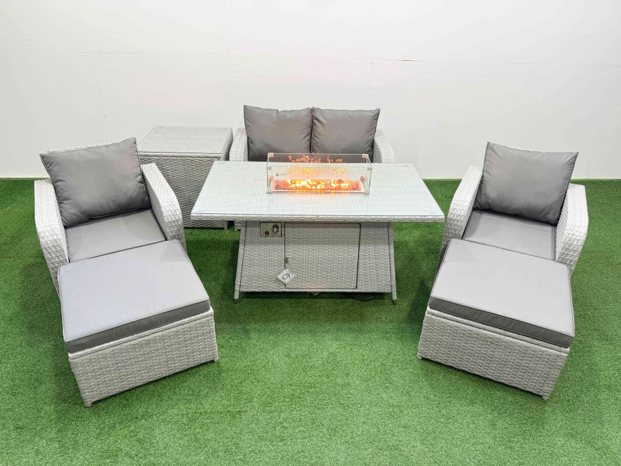 Click to view product details and reviews for Fimous Light Grey Pe Wicker Rattan Garden Furniture Set Sofa Set Reclining Chair Firepit Dining Table 6 Seater 2 Big Stools Side Table. Click to view product details and reviews for Fimous Light Grey Pe Wicker Rattan Garden Furniture Set Sofa Set Reclining Chair Firepit Dining Table 6 Seater 2 Big Stools Side Table.