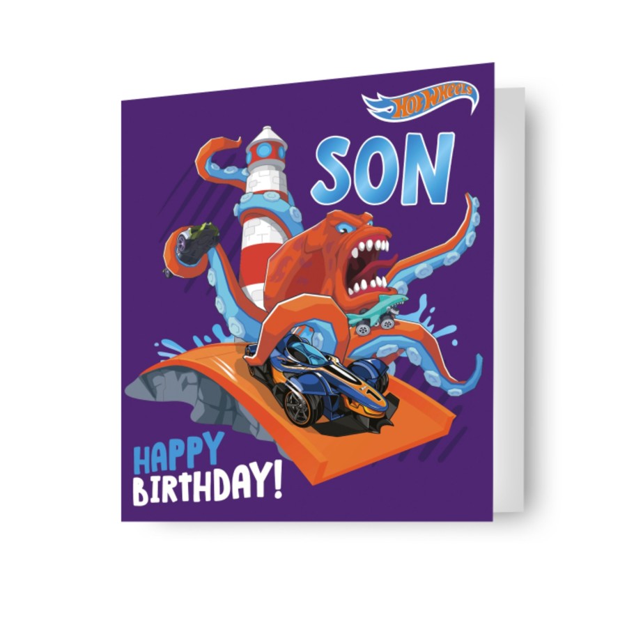 Click to view product details and reviews for Hot Wheels Son Birthday Card.