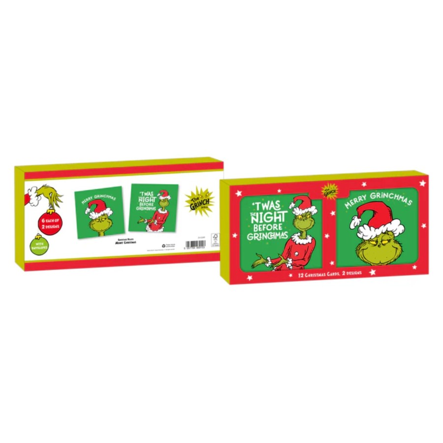 Click to view product details and reviews for The Grinch Multipack Of 12 Christmas Cards.