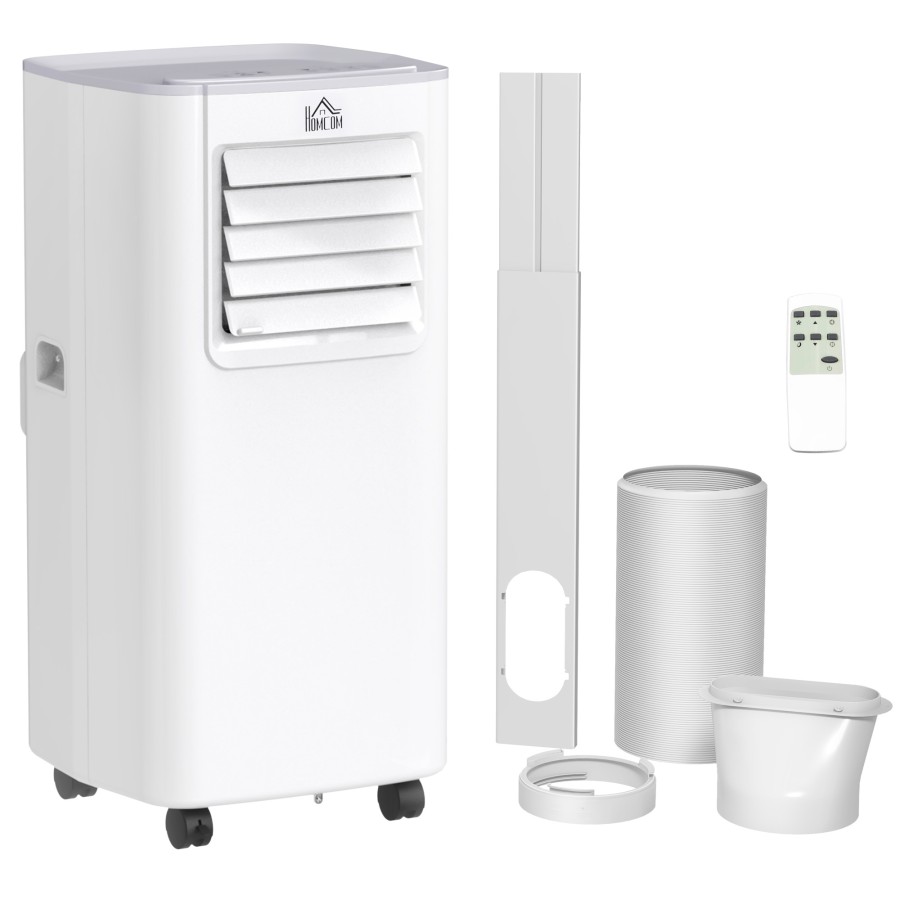 HOMCOM 5000BTU Portable Air Conditioner 4 Modes LED Display Timer Home Office