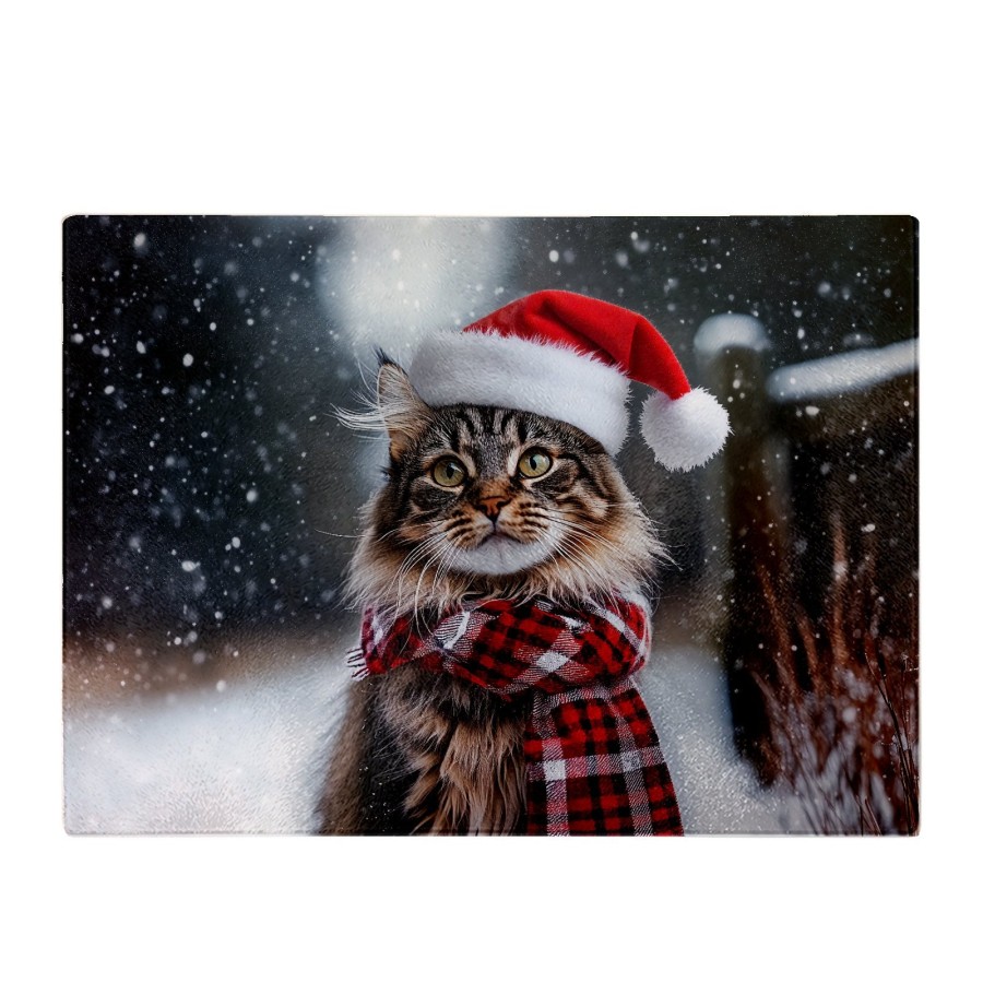 Click to view product details and reviews for Christmas Siberian Glass Chopping Board.