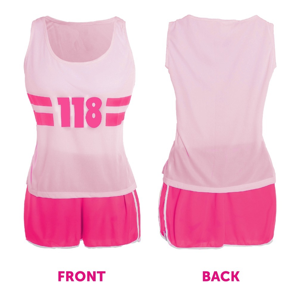 Ladies Pink 118 118 Costume