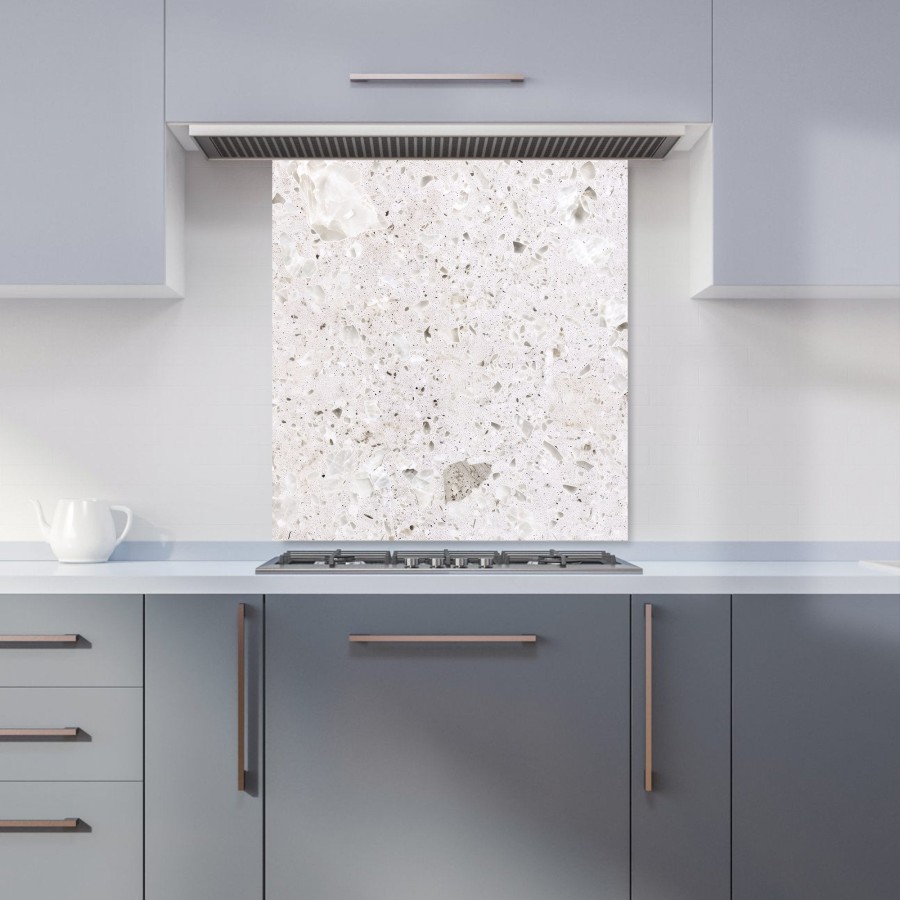 Click to view product details and reviews for Off Grey Quartz Effect Kitchen Splashback W700mm X H650mm.