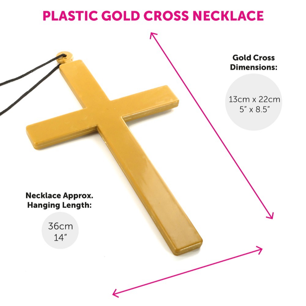 Womens Nun Costume with Cross Necklace