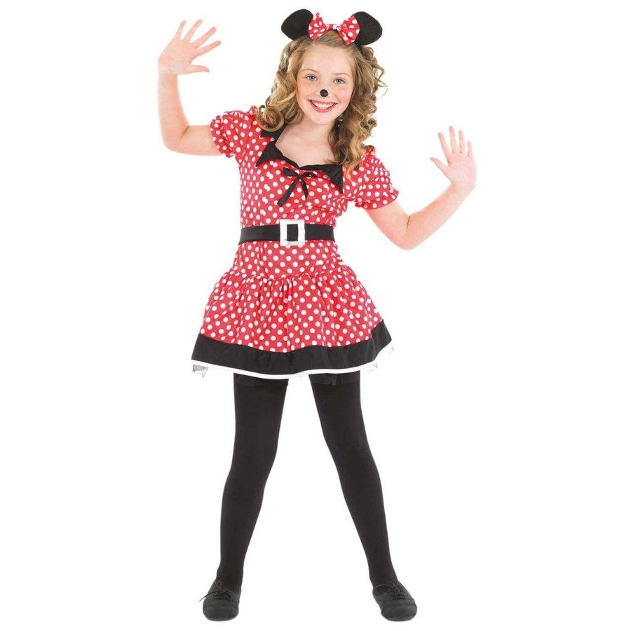 Click to view product details and reviews for Girls Little Missie Mouse Cartoon Costume M.