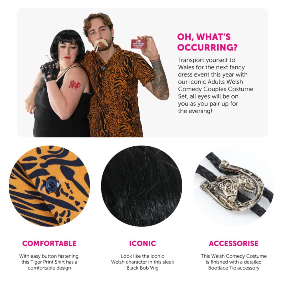 Nessa and Dave Couples Costume Set