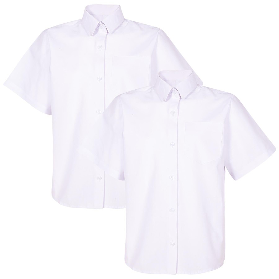 Click to view product details and reviews for Kids Girls 2 Pack School Uniform Shirts Regular Fit Soft Feel School Shirts 3 16 11 12 Years White.