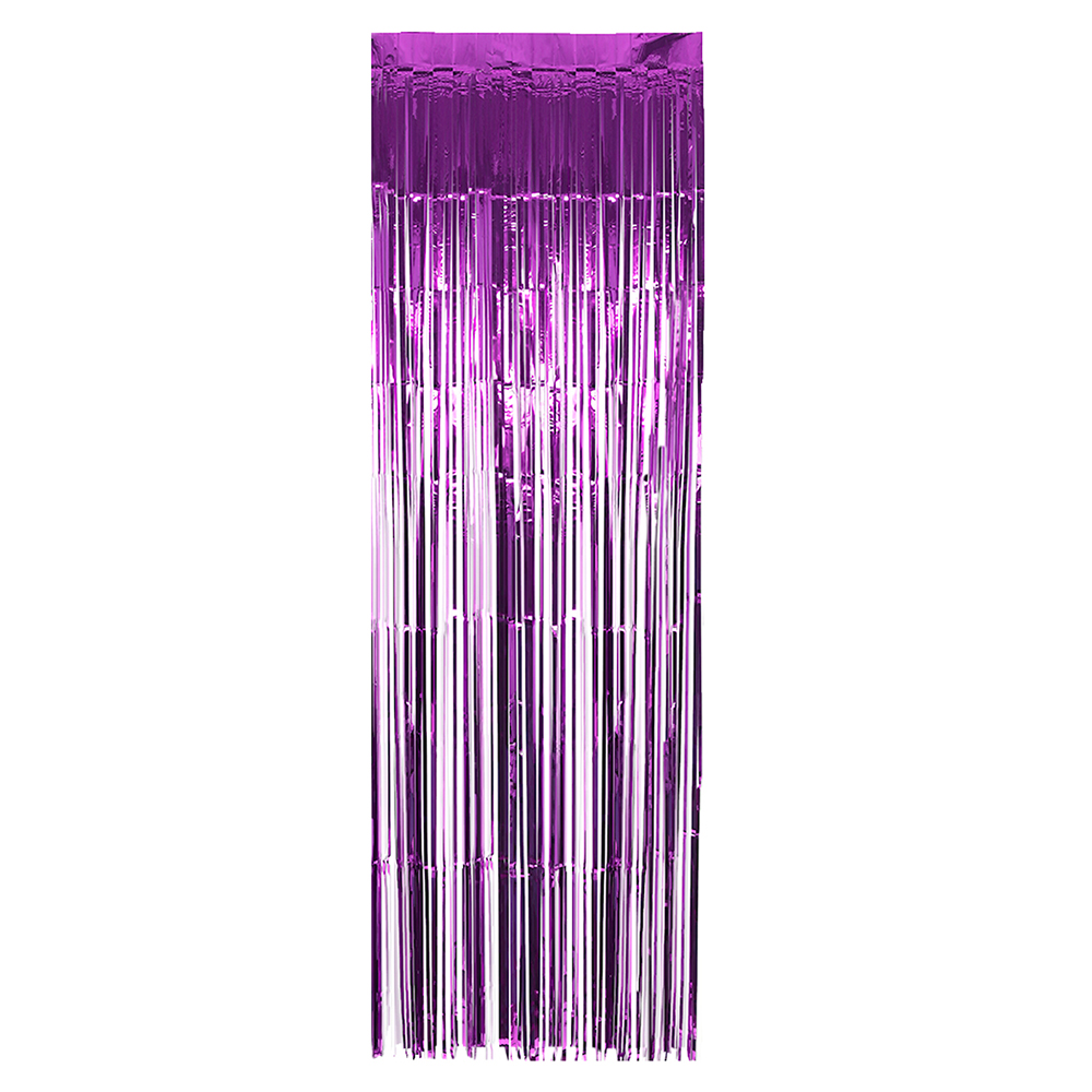 Click to view product details and reviews for 25m Foil Door Curtain Purple Pack Of 1.