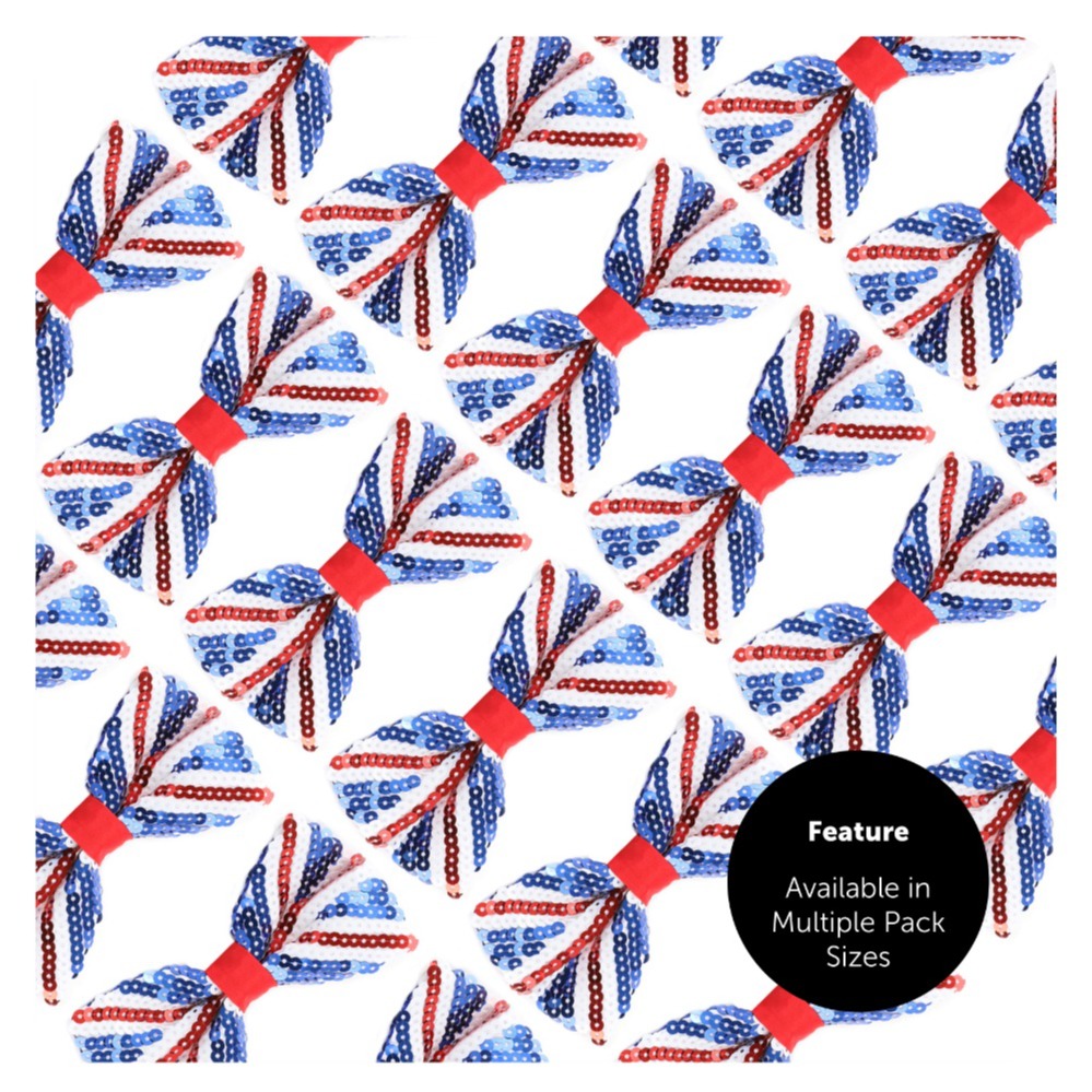 Union Jack Sequin Bowtie