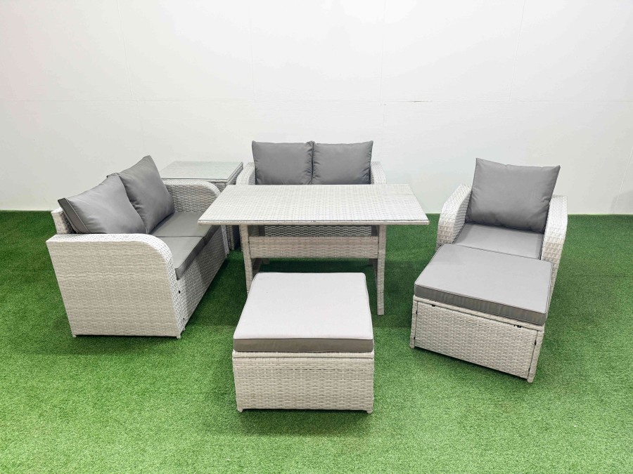 Click to view product details and reviews for Fimous High Back Poly Rattan Garden Furniture Set With Reclining Chair Loveseat Sofa Rectangular Dining Table Indoor Outdoor Patio Set 2 Big Stool Si. Click to view product details and reviews for Fimous High Back Poly Rattan Garden Furniture Set With Reclining Chair Loveseat Sofa Rectangular Dining Table Indoor Outdoor Patio Set 2 Big Stool Si.