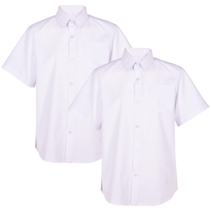Click to view product details and reviews for A2z 4 Kids Boys Plain School Uniform Shirts Regular Fit Age 3 16 Years 11 12 Years White.