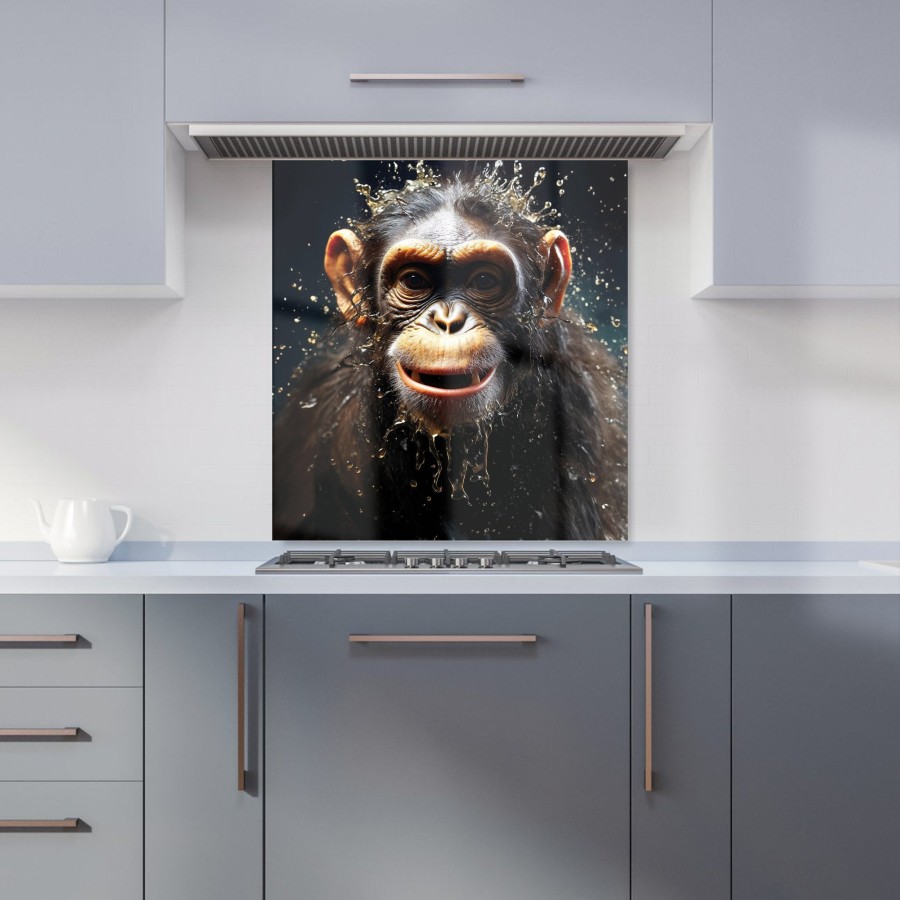 Click to view product details and reviews for Realistic Monkey Face Splashart Kitchen Splashback W700mm X H650mm.