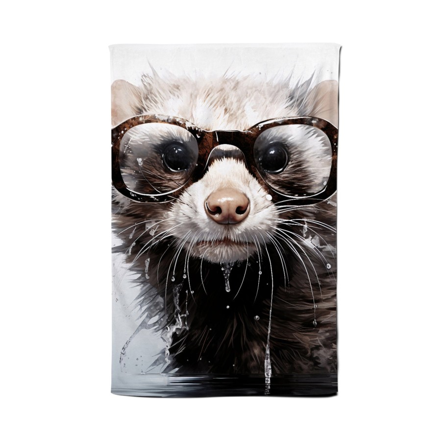 Click to view product details and reviews for Splashart Ferret With Glasses Tea Towel. Click to view product details and reviews for Splashart Ferret With Glasses Tea Towel.