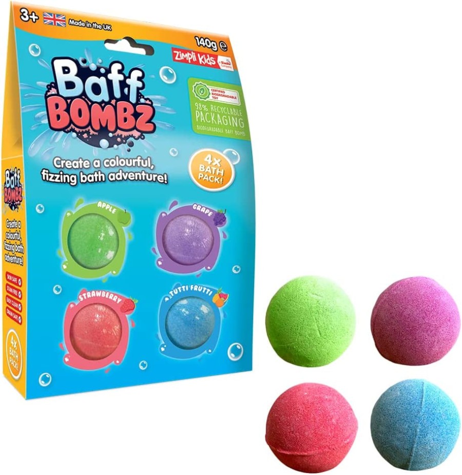 Zimpli Gifts Round Baff Bomb (pack of 4)