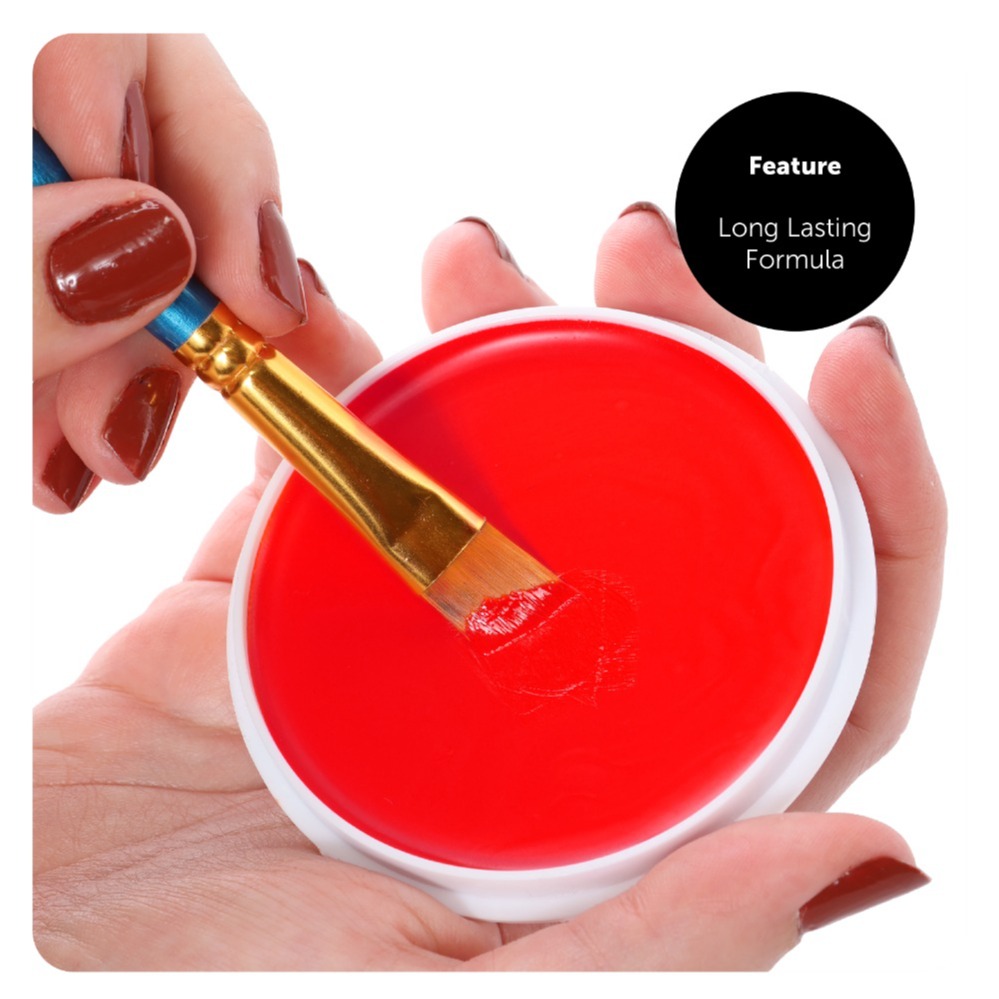 Mens Devil Costume Set | 5 Pcs | Red Horns, Cape, Muscle Chest, Spiv Moustache & Face Paint