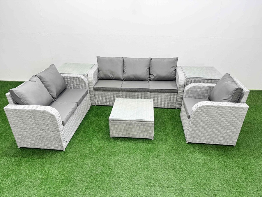 Click to view product details and reviews for Fimous Patio Pe Wicker 6 Seater Outdoor Rattan Furniture Sofa Sets With Square Coffee Table Reclining Chair Loveseat Sofa 3 Seater Sofa 2 Side Table L. Click to view product details and reviews for Fimous Patio Pe Wicker 6 Seater Outdoor Rattan Furniture Sofa Sets With Square Coffee Table Reclining Chair Loveseat Sofa 3 Seater Sofa 2 Side Table L.