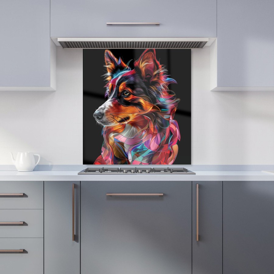 Click to view product details and reviews for Colorful Collie Dreams Kitchen Splashback W700mm X H650mm.