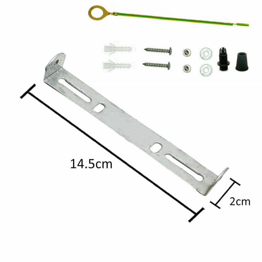 Click to view product details and reviews for 145mm Bracket Light Fixing Brace Ceiling Cover Plate With Accessories 2398.