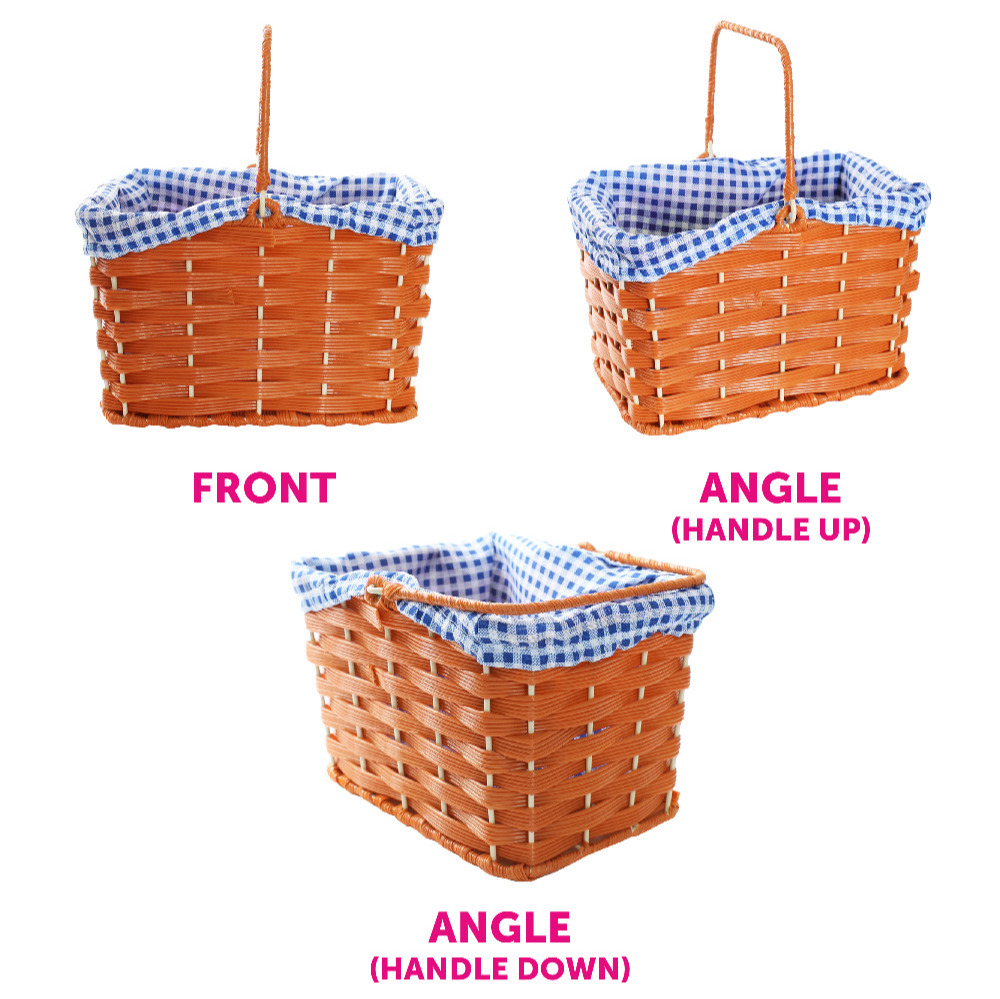 Blue Gingham Basket